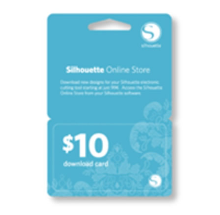 $10 Download Card - For Silhouette Online Store $10 Download Card - For Silhouette Online Store